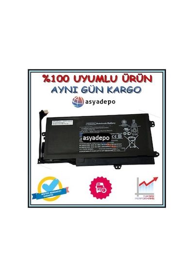 HP Envy Uyumlu 14-K120Tx Batarya Pil
