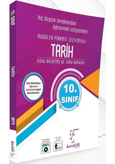 Karekök 10. Sınıf Tarih Mps Konu Anlatımlı Soru Bankası Karekök Yayınları