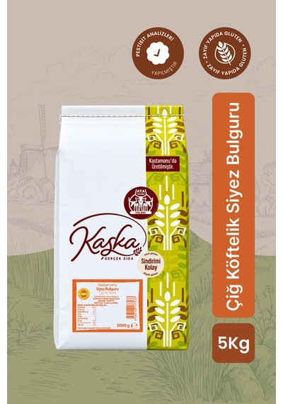 Kaşka Siyez Bulguru Çiğ Köftelik 5 KG