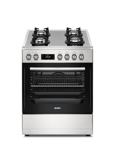 Simfer 1226 Tam Boy Fırın 4G Cam Yüzey Turbo 7 Fonksiyon + Grill