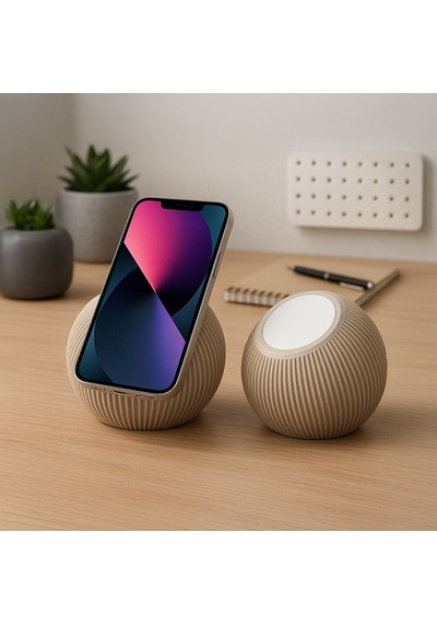 Kablosuz Şarj Destekli Telefon Standı-fibrika Store