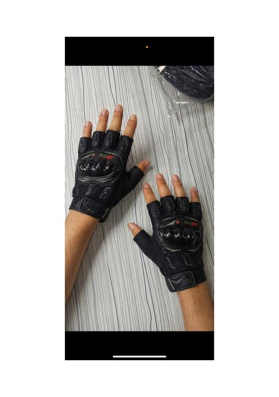 Arz Yasaya Uygun Motosiklet Eldiveni Korumalı Kaydırmaz Yazlık Siyah Unisex 815 Çok Renkli