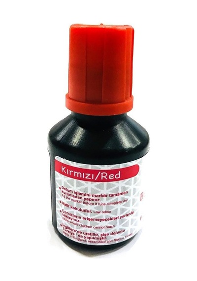 Brons Tahta Kalemi Mürekkebi Kırmızı 30Cc - Br-352