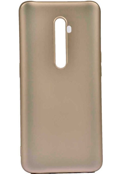 Oppo Reno 2 Kılıf Zore Premier Silikon Kapak Gold