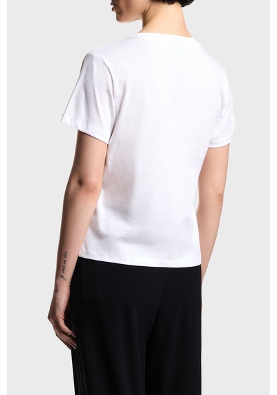 Emporio Armani Bayan T Shirt Ew003594 Af12597 U0002 Beyaz BEYAZ