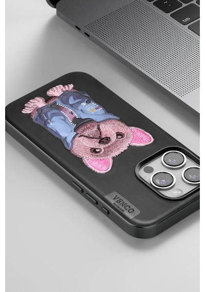 Venco - 831 - İphone 11 Cute Desenli Kapak - Edntrend - - Siyah