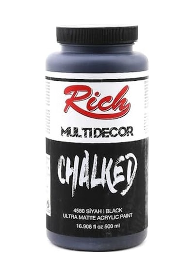 Multi Decor Chalked Akrilik 500ml N:4580 Siya 0,15 L