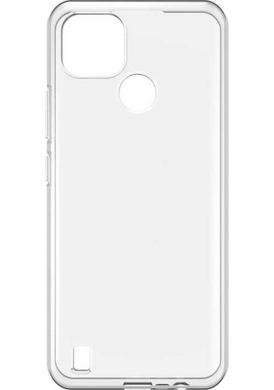 Realme C21 Şeffaf Kılıf Yumuşak İnce Tasarımlı Kapak Süper