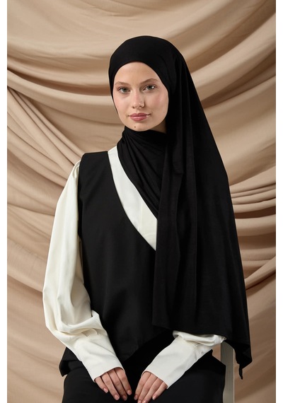 Silk Home Premium Penye Şal 65002-01 Siyah Çok Renkli