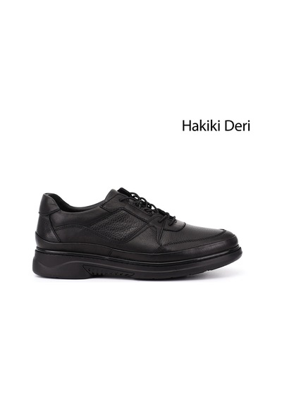 Gönderi(R) Gönderi R Erkek Siyah Bağcıklı Hakiki Deri Comfort Ayakkabı Ddma73542980 Siyah