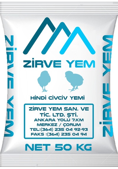 Zirve Yem Hi̇ndi̇ Ci̇vci̇v Yemi̇ Toz 50 KG