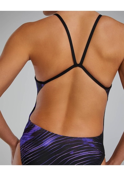 Tyr Durafast Elite Women's Cutoutfit Swimsuit - Cycloid Mor