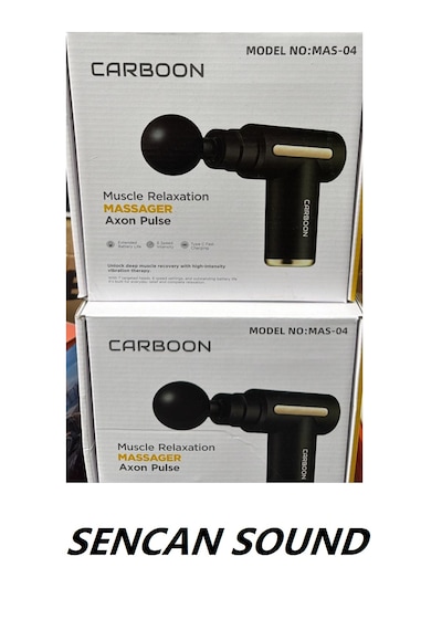 Carboon Mas04 Masaj Aleti Relaxation Massager Axon Pulse Altın - Siyah