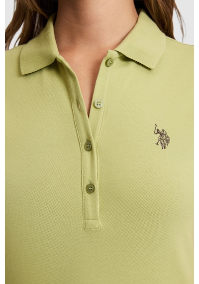 U.s. Polo Assn. Kadın Çağla Tişört Basic 50321818-vr016 Cagla