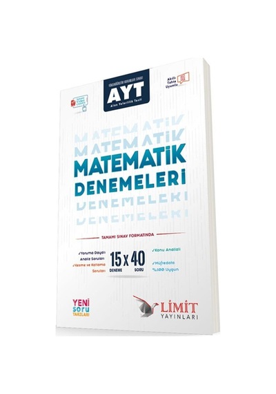 Limit Ayt Matematik 15x40 Video Çözümlü Denemeleri