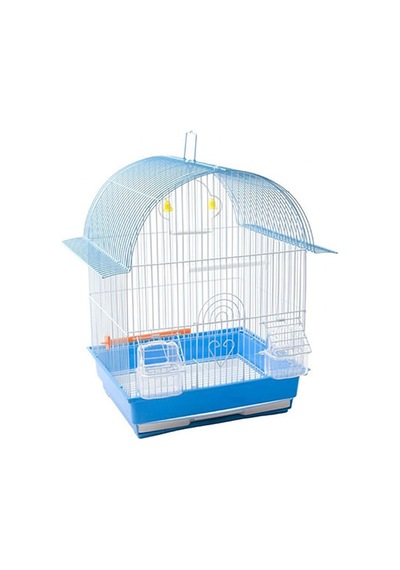 Birdlife Çift Kapılı Kuş Kafesi Mavi 34,5x28x46 Cm 256-60036.01