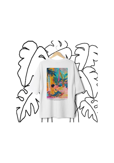 Samsara Serisi No:1 T-shirt - Beyaz