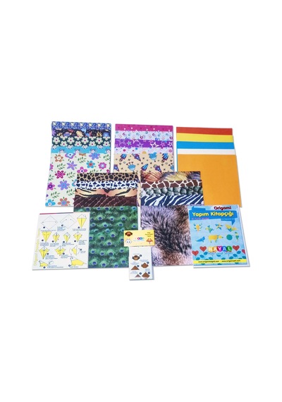 QuillingSeti Origami Seti Karışık 100 Lü Paket - Yüz Yapımı