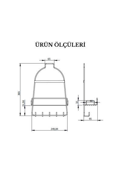 Parlak Silver Modern Duvar Anahtarlığı Raflı, Askılı Organizer, Aynalı Yapışkanlı, Montaj Gerektirmez Gümüş