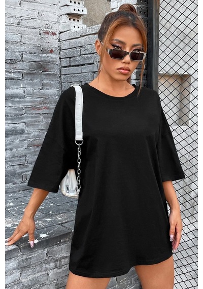 Unisex Hey You Baskılı Tasarım Tshirt SIYAH