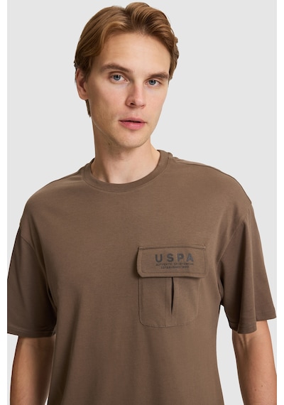 U.s. Polo Assn. Erkek Kahverengi Tişört 50327021-vr029