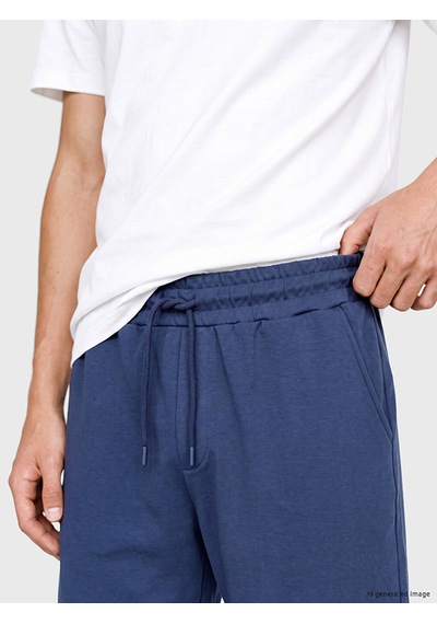 LC Waikiki Lc Waıkıkı İndigo Regular Fit Erkek Pijama Alt Şort