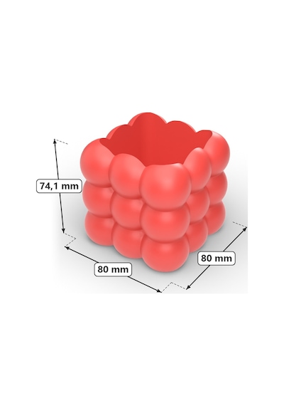 Makyaj Fırçası Ve Kalem Düzenleyici Masaüstü Organizer Kutu - 8 Cm Kırmızı Makyaj Fırçası Ve Kalem Düzenleyici Masaüstü Organizer Kutu - 8 Cm Kırmızı