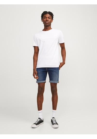 Jack & Jones Erkek Kot Şort 12250489 Mavi