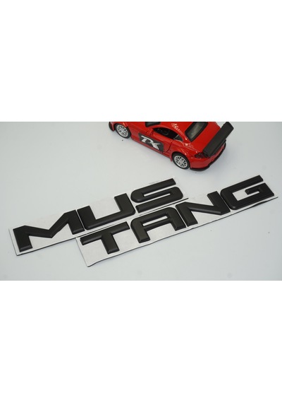 Dk Mustang Bagaj 3m Siyah Metal Yazı Logo Amblem
