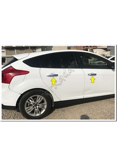 Ford Focus Sedan Krom Kapı Kolu 2011 Sonrası 4 Kapı Paslanmaz  Çel