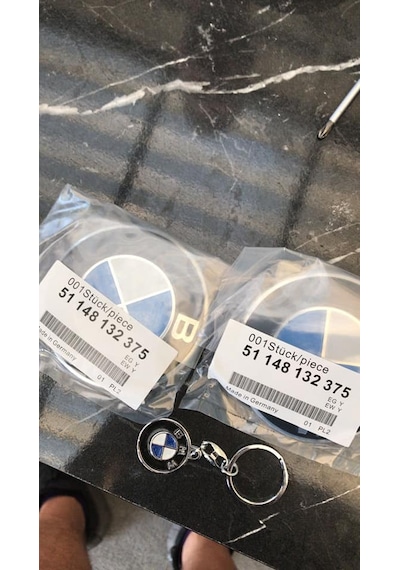 BMW E60 ÖN ARKA KAPUT LOGO TAKIMI(OEM KALİTE)