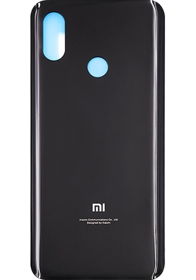 Xiaomi Mi 8 Arka Pil Batarya Kapağı Cam M1803E1A Siyah
