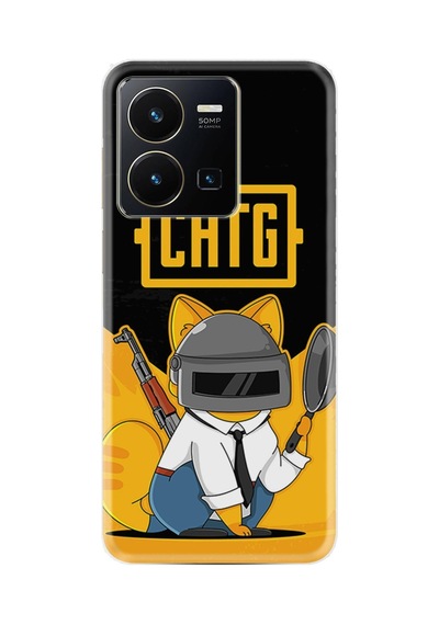 Vivo Y36 Kılıf Silikon Desen Özel Seri Cat G 1677