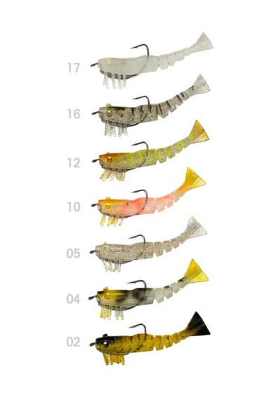 Captain 3064 Live Silikon Karides 8.5Cm 8Gr