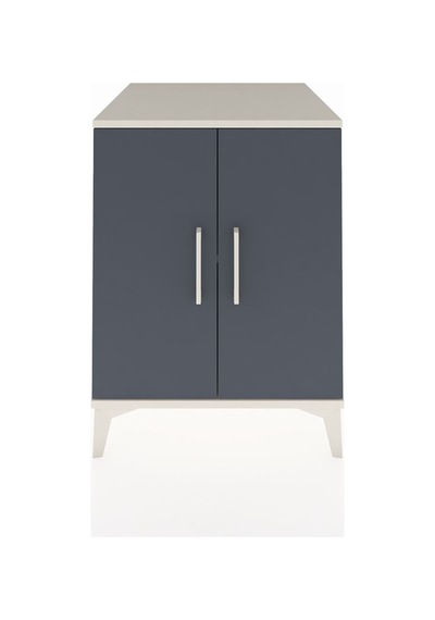Kronos Komodin Tek Raflı 2 Kapaklı 60x59x80 Aytaşı-antrasit Aytaşı