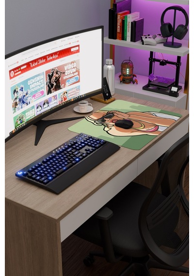 Gta San Andreas Kaymaz Dikişli Kauçuk Oyuncu Mousepad V2 - 48x40 Xl Gaming Mouse Pad Fare Altlığı