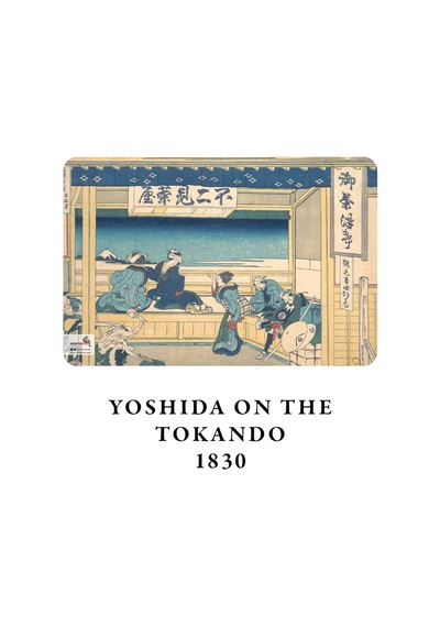 Hokusai 4'lü Defter Seti 2, Mount Fuji Series Iı, Çizgisiz, 64 Sayfa, 14x21cm Çok Renkli