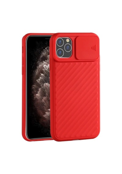 Ally Apple iPhone Uyumlu 11 Pro 5.8 Kılıf Kamera Kapatan Koruyucu Sürgülü Kılıf- 5775 Pembe