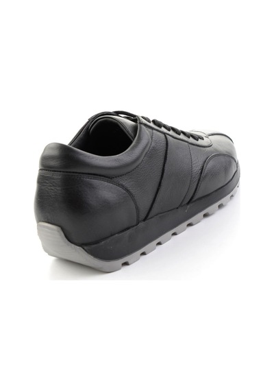 Bambi Siyah Napa Hakiki Deri Erkek Sneaker E01589612143
