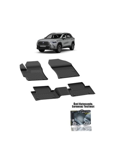 Toyota Corolla Cross İçin 4.5d Premium Havuzlu Oto Paspas