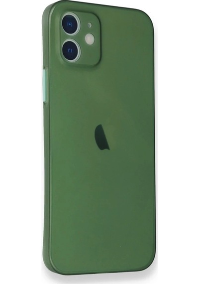 Newface Apple iPhone Uyumlu 12 Mini Kılıf Pp Ultra İnce Kapak Semeglbl - 77 - Yeşil