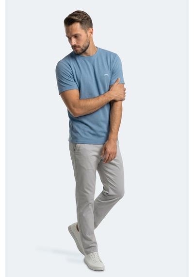 Slazenger Hıjack I Erkek Mavi Tişört