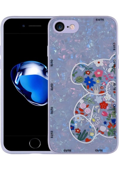 Apple Uyumlu iPhone 8 Kılıf Desenli Sert Silikon Zore Mumila Kapak (551720531)