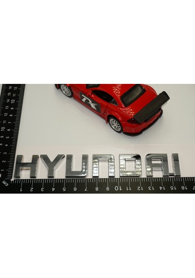 Hyundai Bagaj 2009 2012 3M 3D Krom ABS Logo Amblem