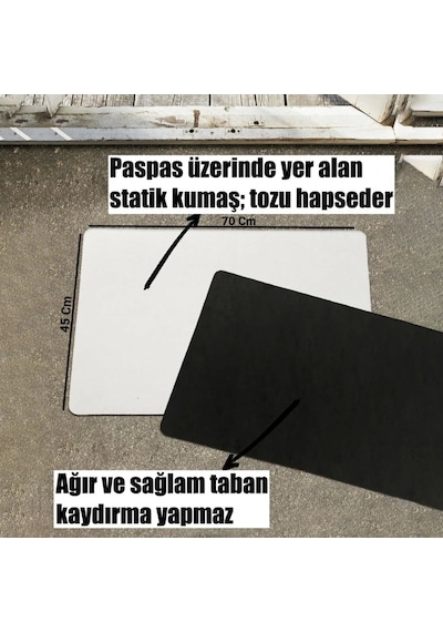 Valerine Life Scrabble Welcome Home Kişiye, İsme Ve Aileye Özel Family Kapı Önü Paspası 45x70cm