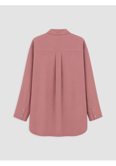 Lcw Modest Pembe Modal Karışımlı Kadın Gömlek Tunik