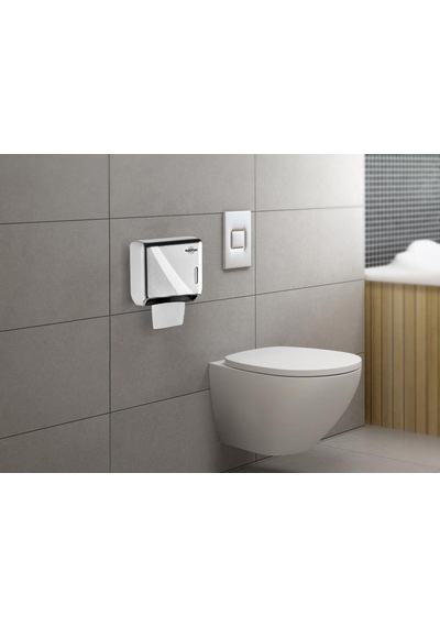 Rulopak Mini Tekçek Tuvalet Kağıdı Dispenseri Krom
