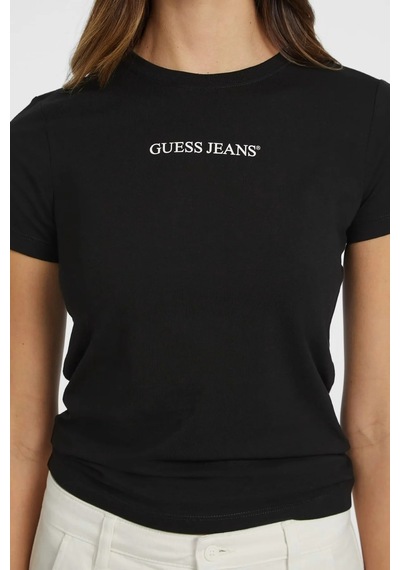 Guess Kadın T-shırt W4yı01j1314-jblk Siyah