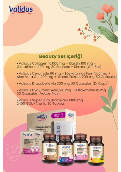 Beauty Set - Collagen Dracobelle Ceramide Hyaluronic Acid Bromelain