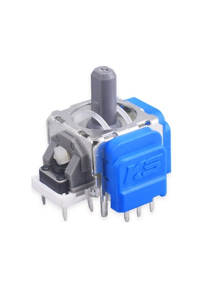 Ps5 Manyetik Motor 2+2 Set Mavi Krom Analog Topuz Hall Sensör Playstation 5 Yedek Parça Siyah